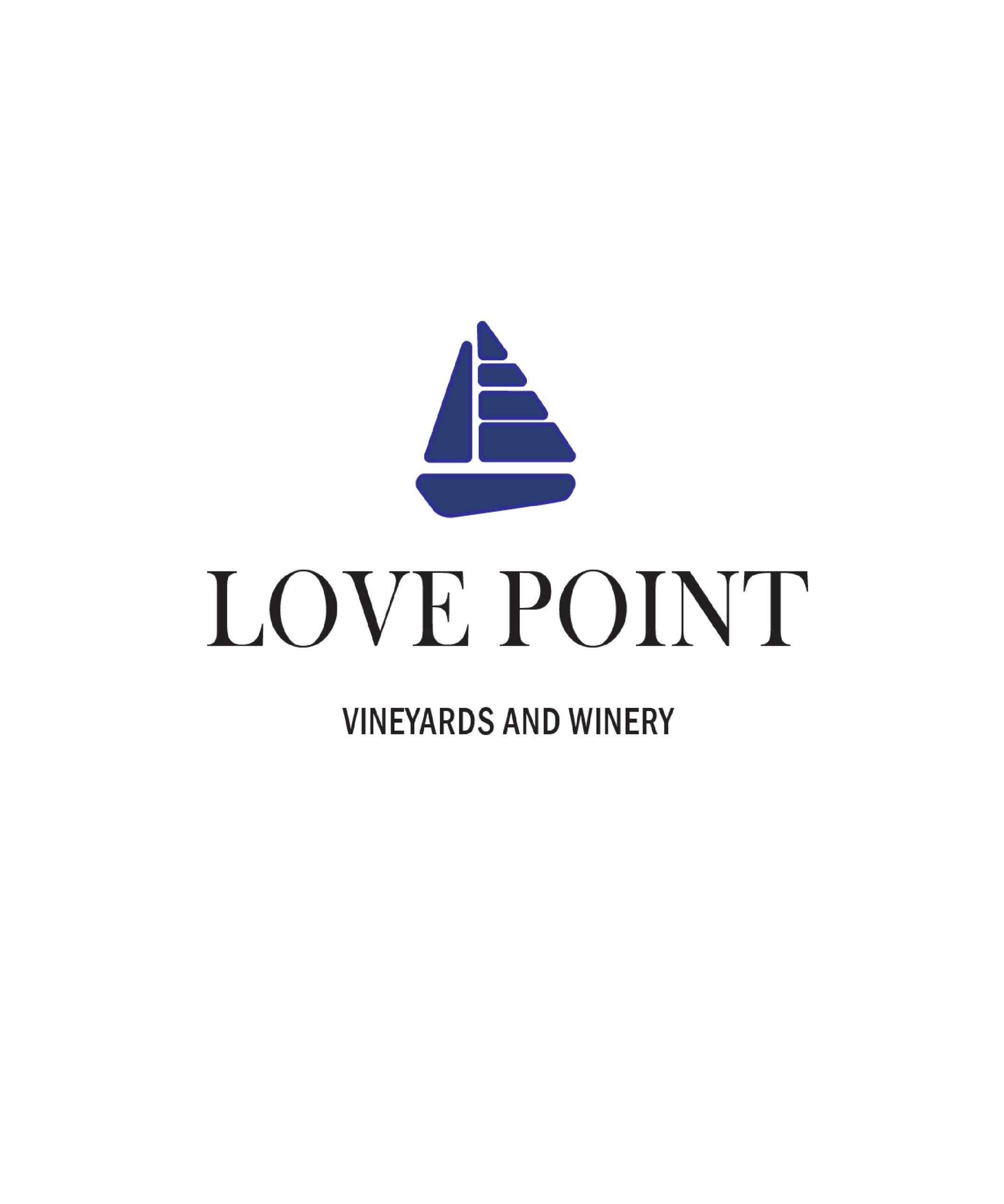 Logo for Love Point Vineyards and Winery